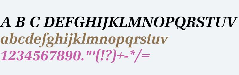 URW Latino W10 Bold Italic