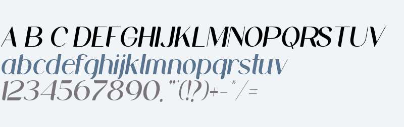 Midland Luxury Italic