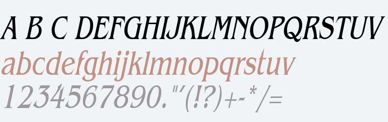 Bangle Thin Italic