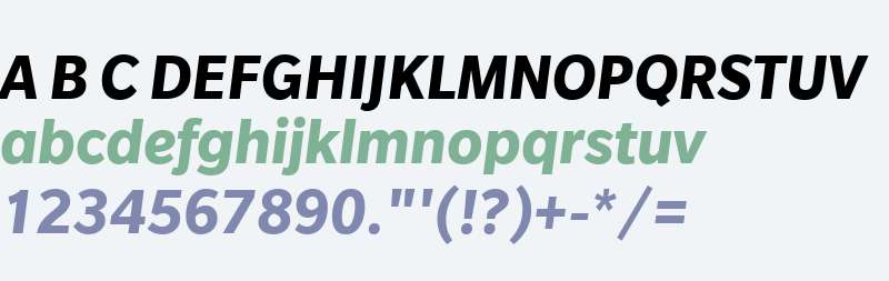 Slate W04 Bold Italic