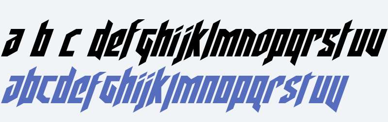 Deathshead Italic