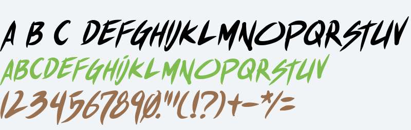 Shin Akiba Punx Bold Italic