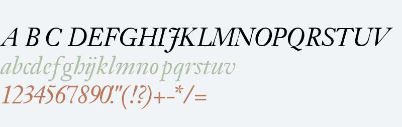 JansonSSK Italic