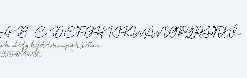 Batavia Glamore Script Bold
