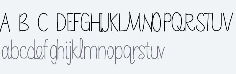 MRF Sabrina Hand Font
