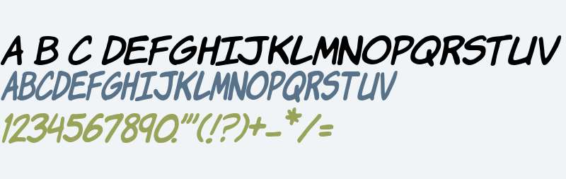 Komika Jam Italic