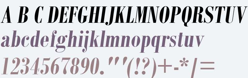 Bodoni MT W01 Bold Cond It