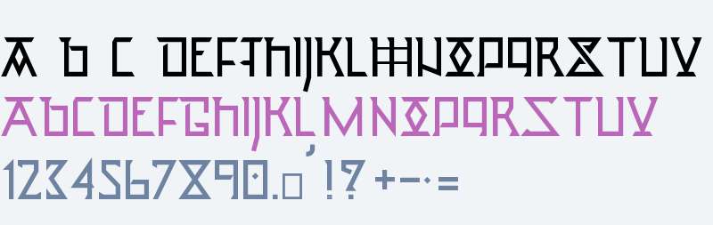 Runic Sans_Plain