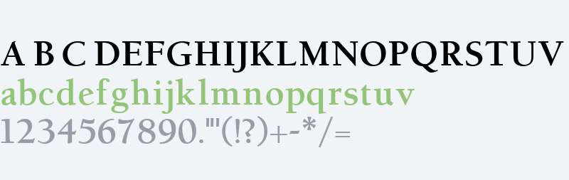 Berkeley Oldstyle Bold