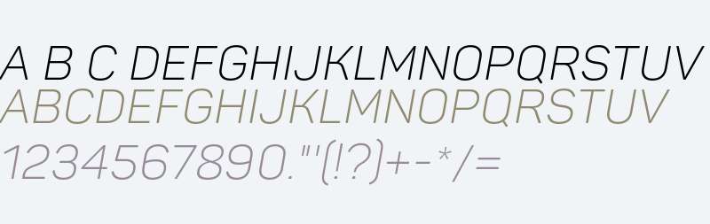 Panton Light Demo Italic