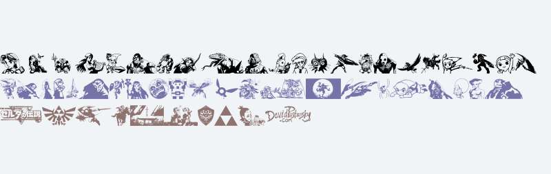 Legend Of Zelda TriFont