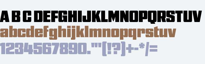 Nickel Gothic v3 Narrow