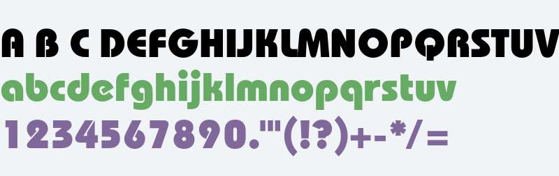 ITC Bauhaus Heavy Cyrillic