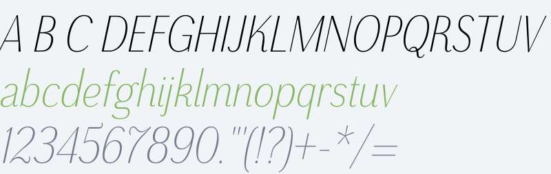 Grenale W01 Cond Light Italic