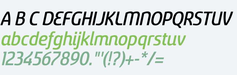 Sancoale W01 Medium Italic
