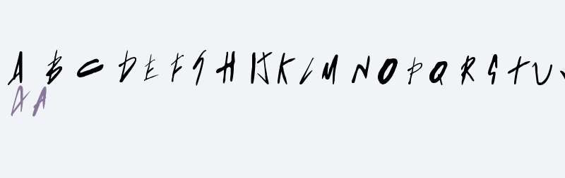 Born This Way FONT (lady gaga)