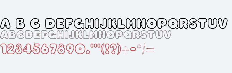 ChubbyOutline Bold