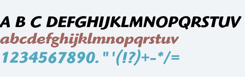 ITC Highlander Std Bold Italic