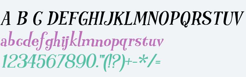 Pink Martini W03 Bold Italic