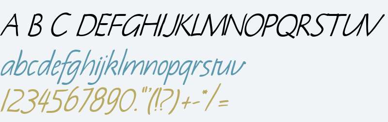 Notehand Bold Italic