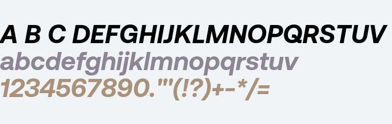 Aeonik Pro Bold Italic