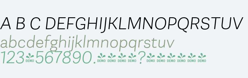 FSP DEMO - Nova Grotesk Light