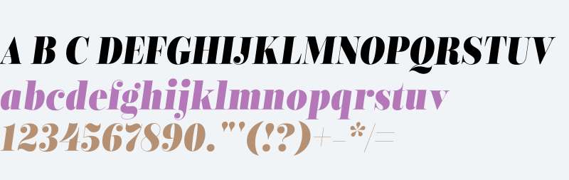 Encorpada Classic Condensed ExtraBold Italic