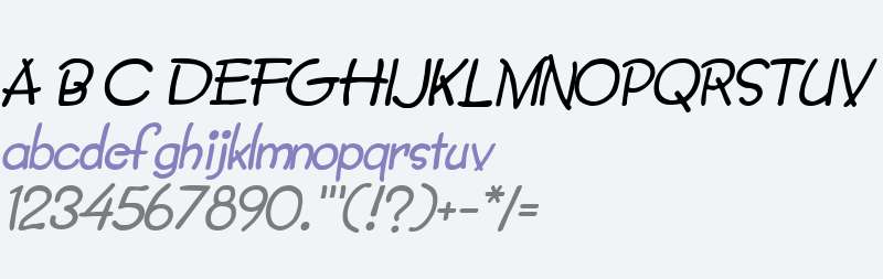 Crayon  Italic