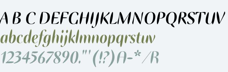 Ellipse ITC Bold Italic