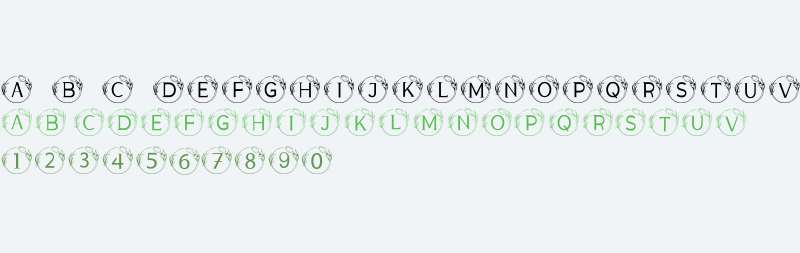 MONOGRAM BEAUTIFUL FLOWER