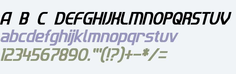 Imaki Condensed Italic