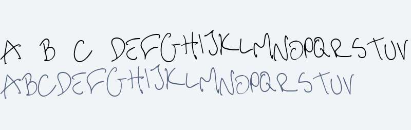 me handwritin Thin