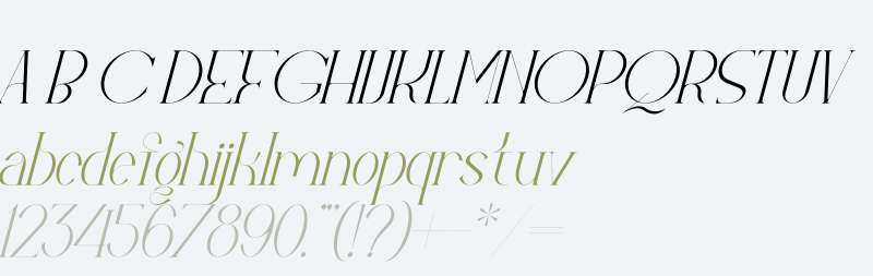 Relyagih Italic