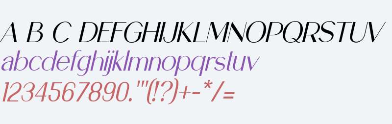 HeadstockSans Thin Italic