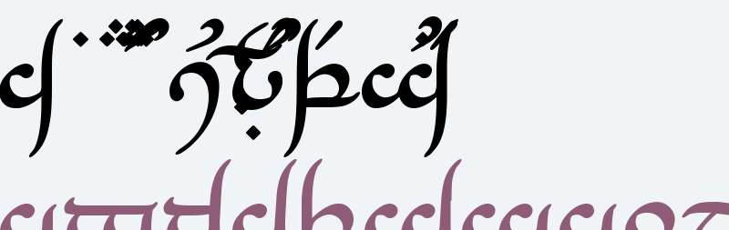 Tengwar Annatar Bold V1