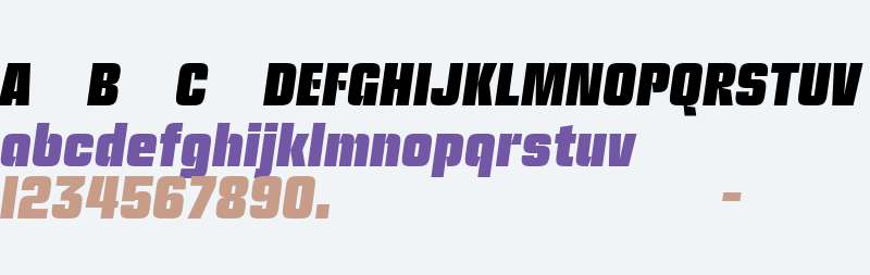 Ramsey Test Black Condensed Italic