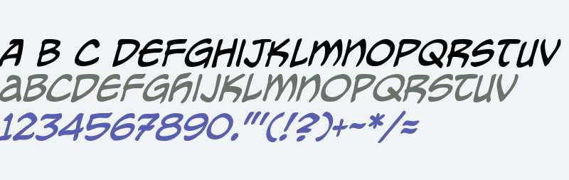 CCMeanwhileUncial W05 Italic