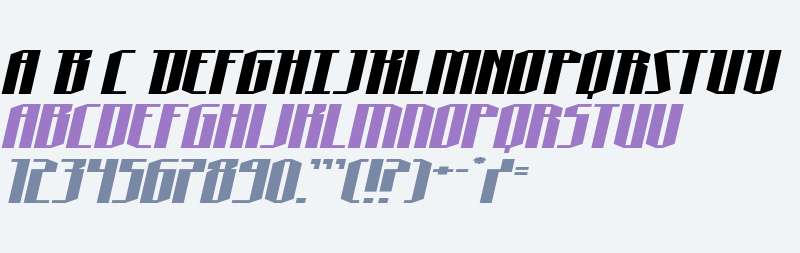 Hydronaut Wide Italic