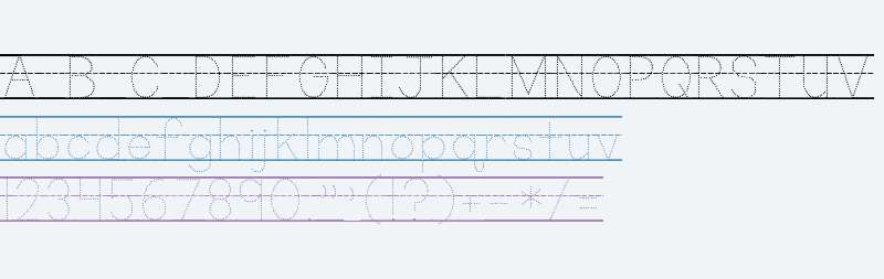 KG Primary Dots Lined W00 Rg