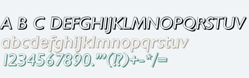 ChantillyShadow-Italic