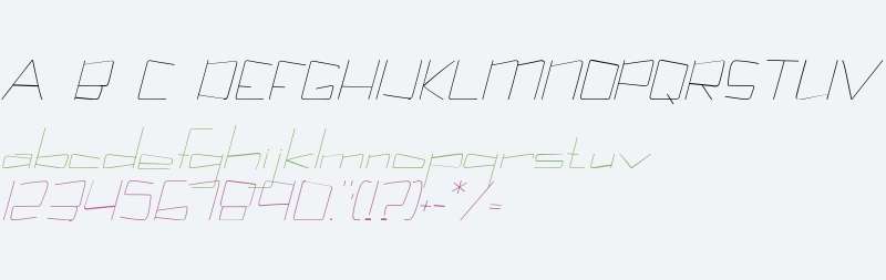 Kuppel Extra-expanded Thin Italic