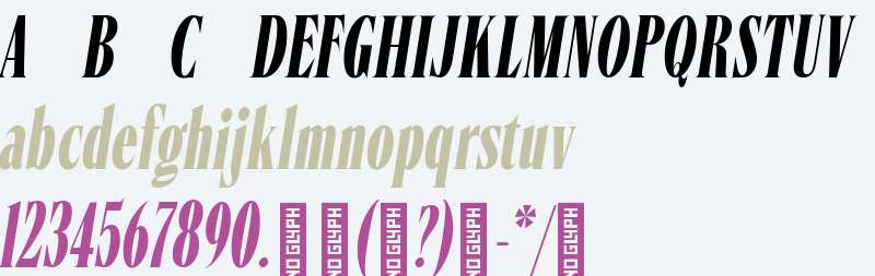 Angusta Trial Bold Oblique