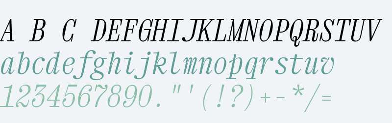 Xanh Mono Italic