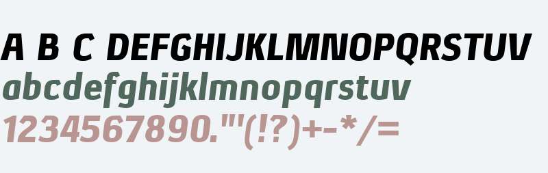 Xenu Black Italic