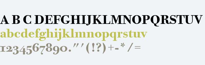 Bodoni Twelve OS ITC TT Bold