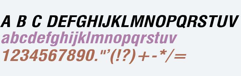 Milford Bold Italic