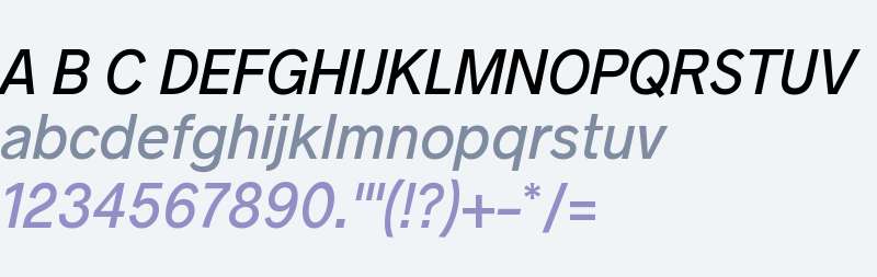 Radnika Medium Italic