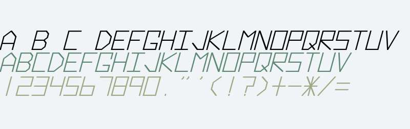 Hyperspace Bold Italic