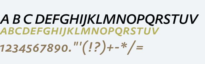 DTLProkyonTCapsMedium Italic