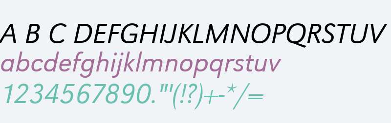 URWGroteskTLig Italic